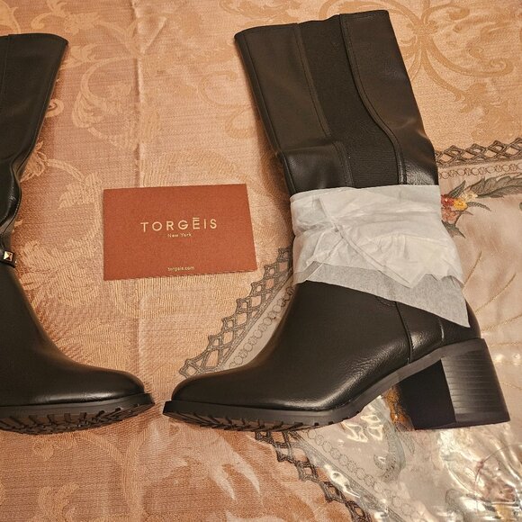 NWT Torgeis Destiny Black Riding Boots - Picture 3 of 12